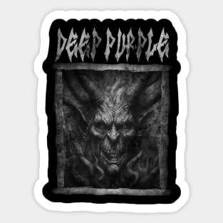 Deep purple Sticker